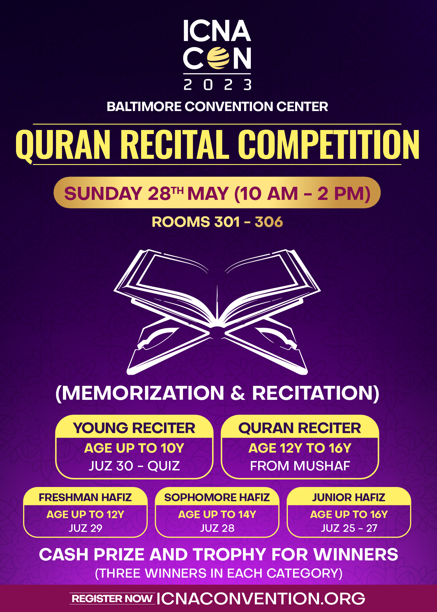 Quran Recital Competition ICNA MAS ANNUAL CONVENTION Baltimore